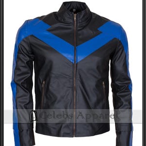 Night The Wing Arkham Knight Leather Jacket Cosplay Costume