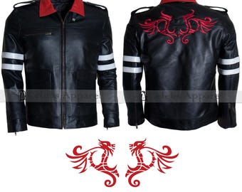 Alex Mercer Prototype Costume Mens Leather Jacket for Cosplay