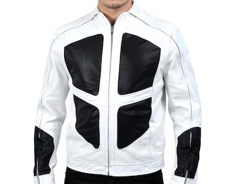 Handmade Cosplay Dead-pool 2 Shatterstar Leather Jacket Halloween Costume
