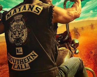 Michael Irby Mayans Biker Leather Motorcycle Vest