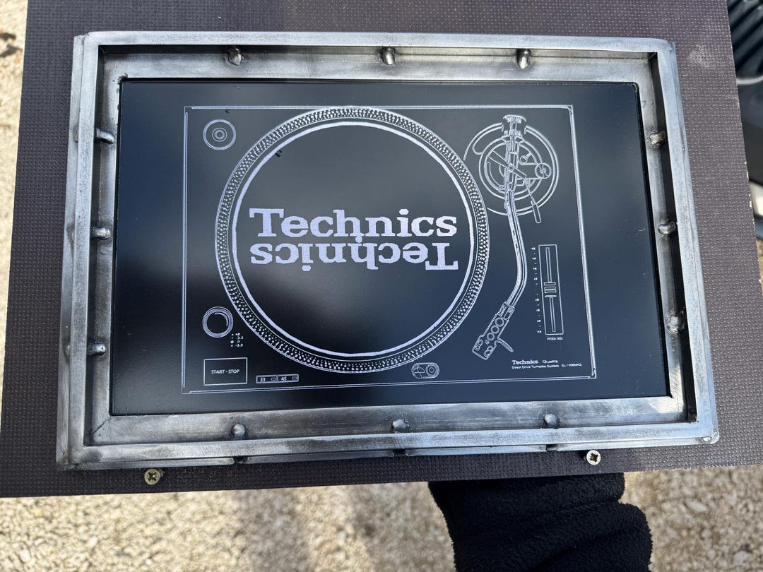 Technics SL1200MK2 Industrial Turntable Frame - Etsy