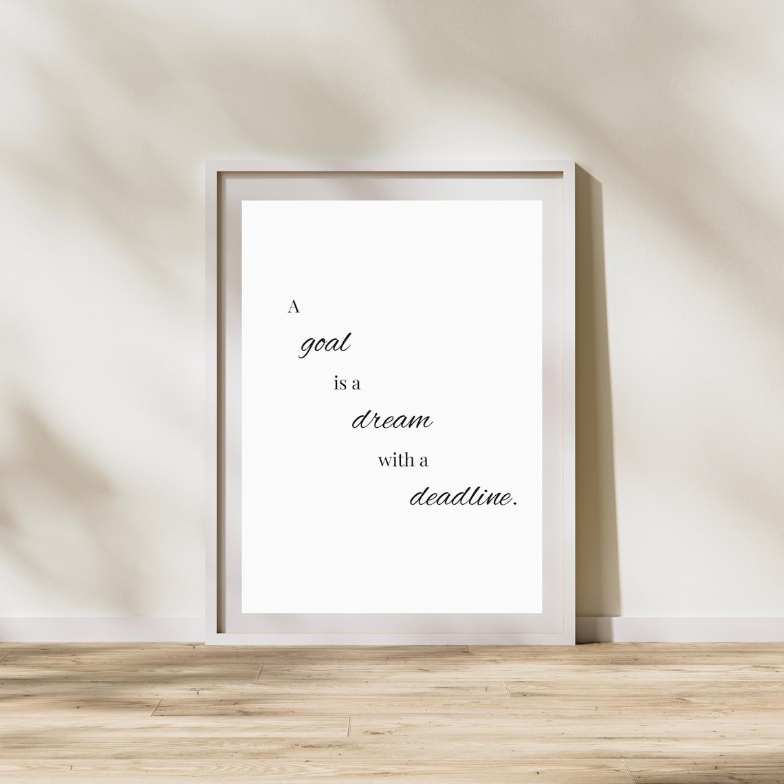 Motivational Wall Art | Black and White Printable | Home Office Decor ...