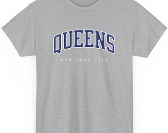 Queens NYC T-Shirt | Retro College Style Fashion