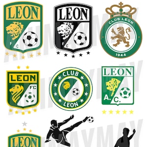 Futbol Nuevo Leon Club Soccer Team Logo Bundle Liga Mexico PDF Jpg PNG DOC pliki wektorowe - Projekty sportowe dla projektów