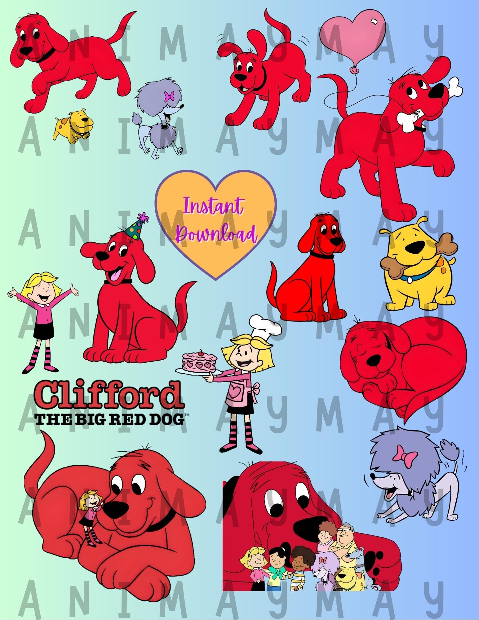 Clifford De Grote Rode Hond - Clifford Knuffel - 27 Cm - Clifford The Big Red Dog Pluche