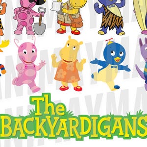 Backyardigans Cartoon File Bundle (PNG, JPG, PDF, Doc) (digital ...