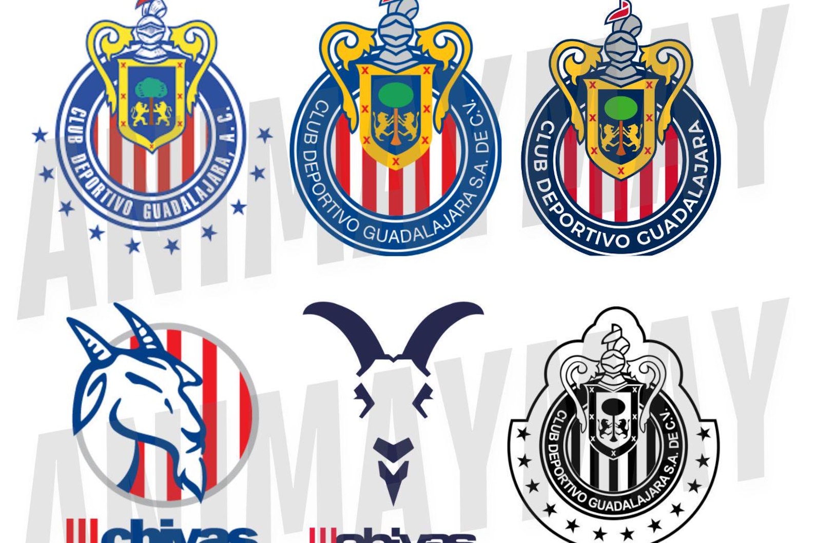 Logotipo de Chivas de Guadalajara: Diseños de clubes de fútbol (PNG ...