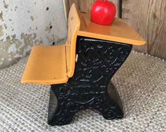 Old Time School Desk Etsy