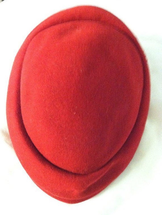 Red Wool Felt Hat Tra Fawn