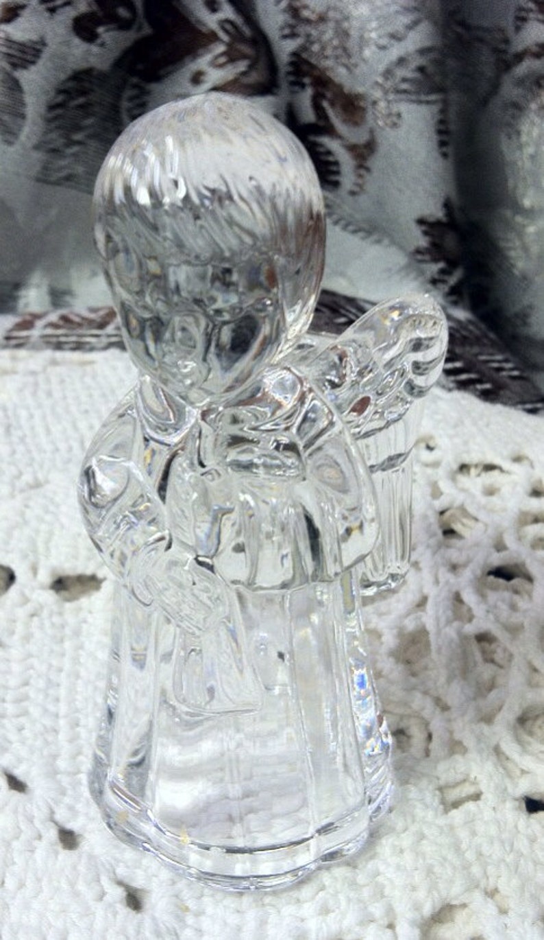 Crystal Angel Candle Holder/ FREE SHIPPING Etsy
