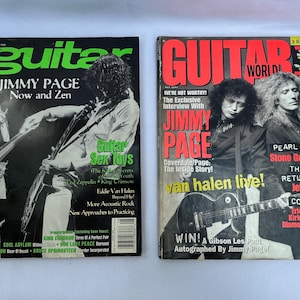 Two Guitar Magazines Jimmy Page