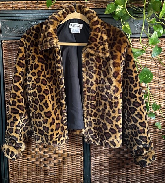 Cherad Leopard Faux Fur Jacket - image 3