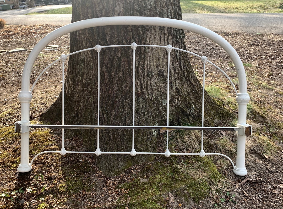 Antique Cast Iron Double Bed Etsy