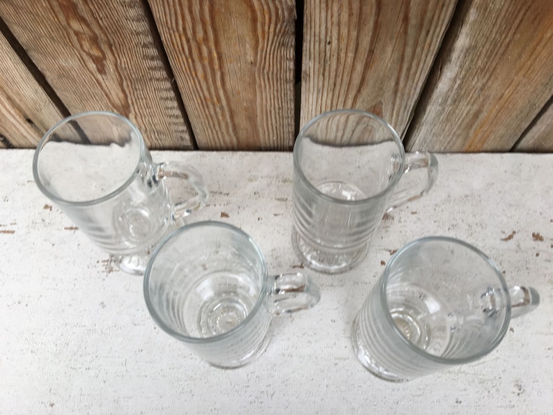 Tazas de café Crystal Princess House Heritage / Set de 4/ Etsy