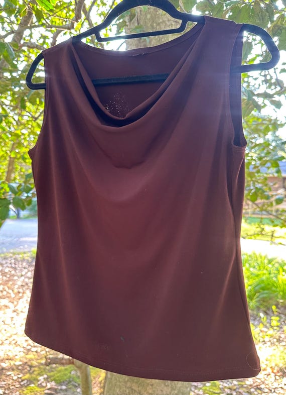 Basic Chocolate Brown Layering Top - image 1