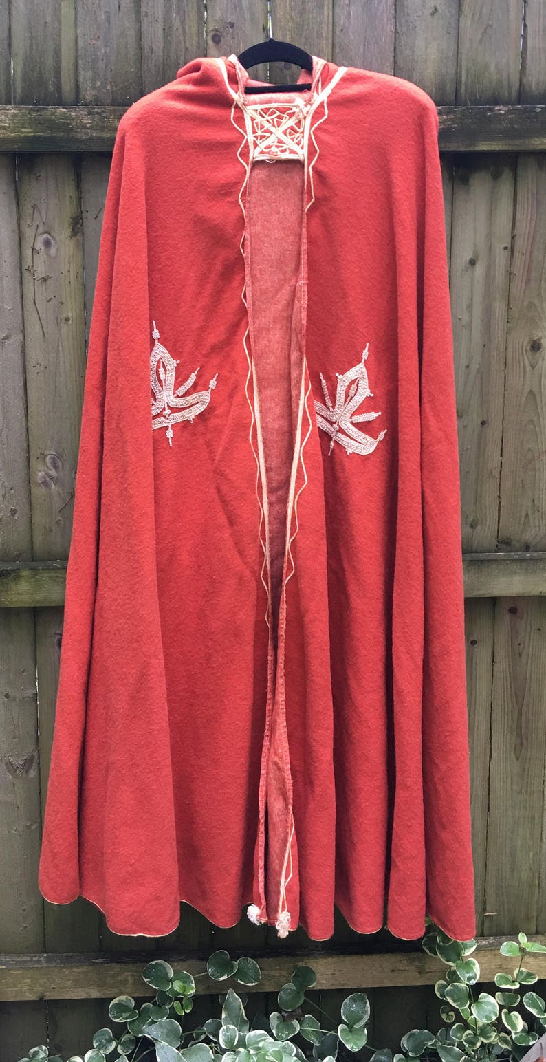 Theraveda Buddhist Monk Saffron Wool Robe with Hood / One Etsy