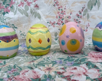 Four Ceramic Easter Eggs