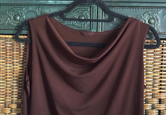 Basic Chocolate Brown Layering Top - image 9