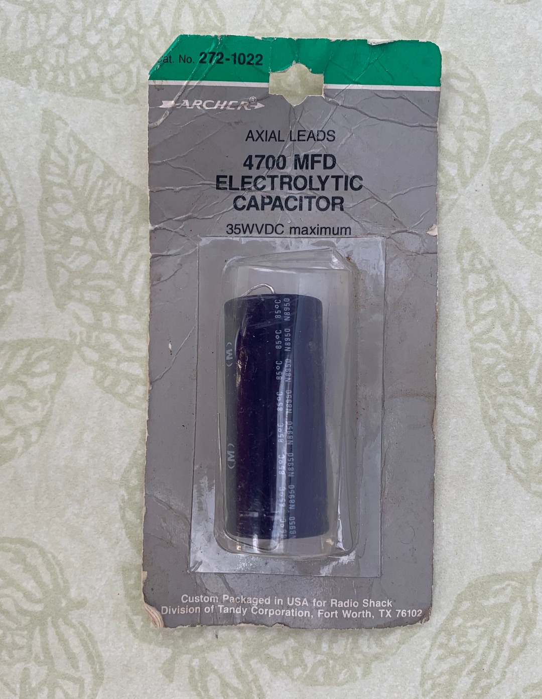 Capacitor Radio Shack Archer 4700 MFD Electrolytic / FREE Etsy