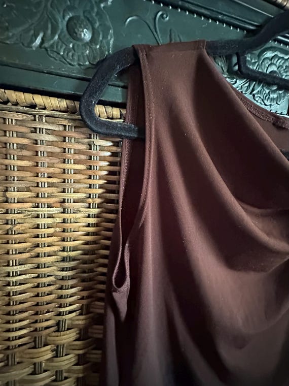 Basic Chocolate Brown Layering Top - image 8