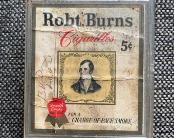 Robert Burns Vintage Cigarillo Box