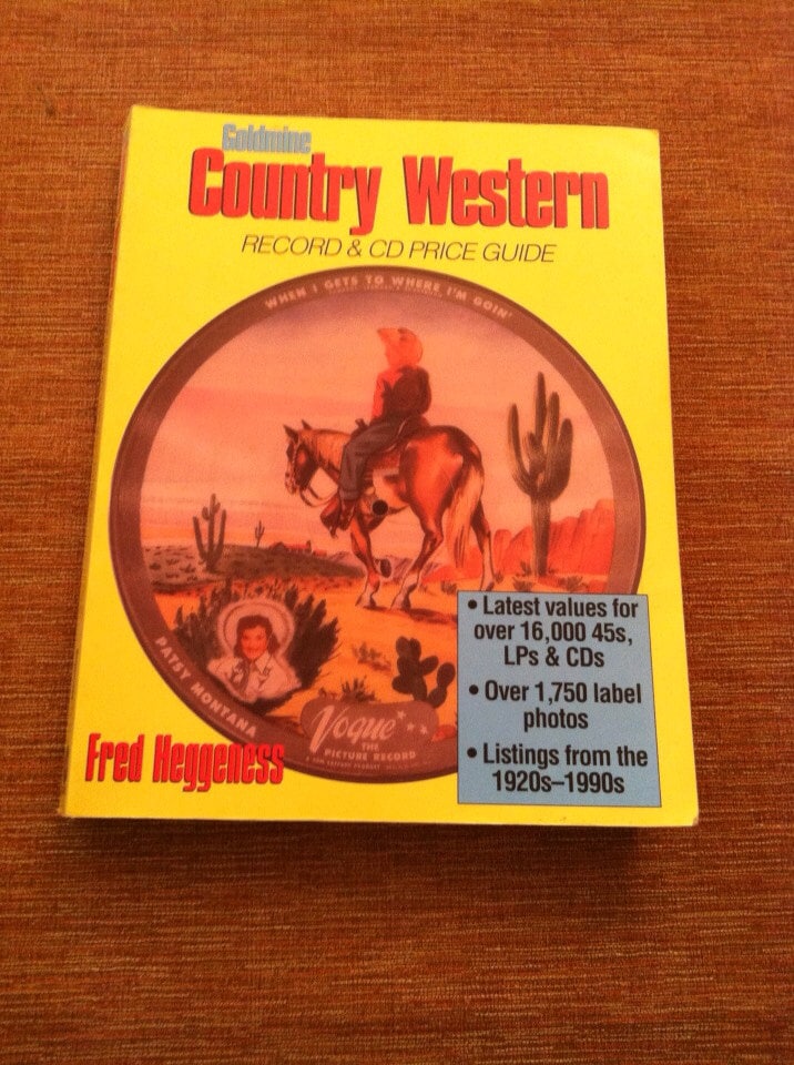 Book Goldmine Country Western Record CD Price Guide - Etsy