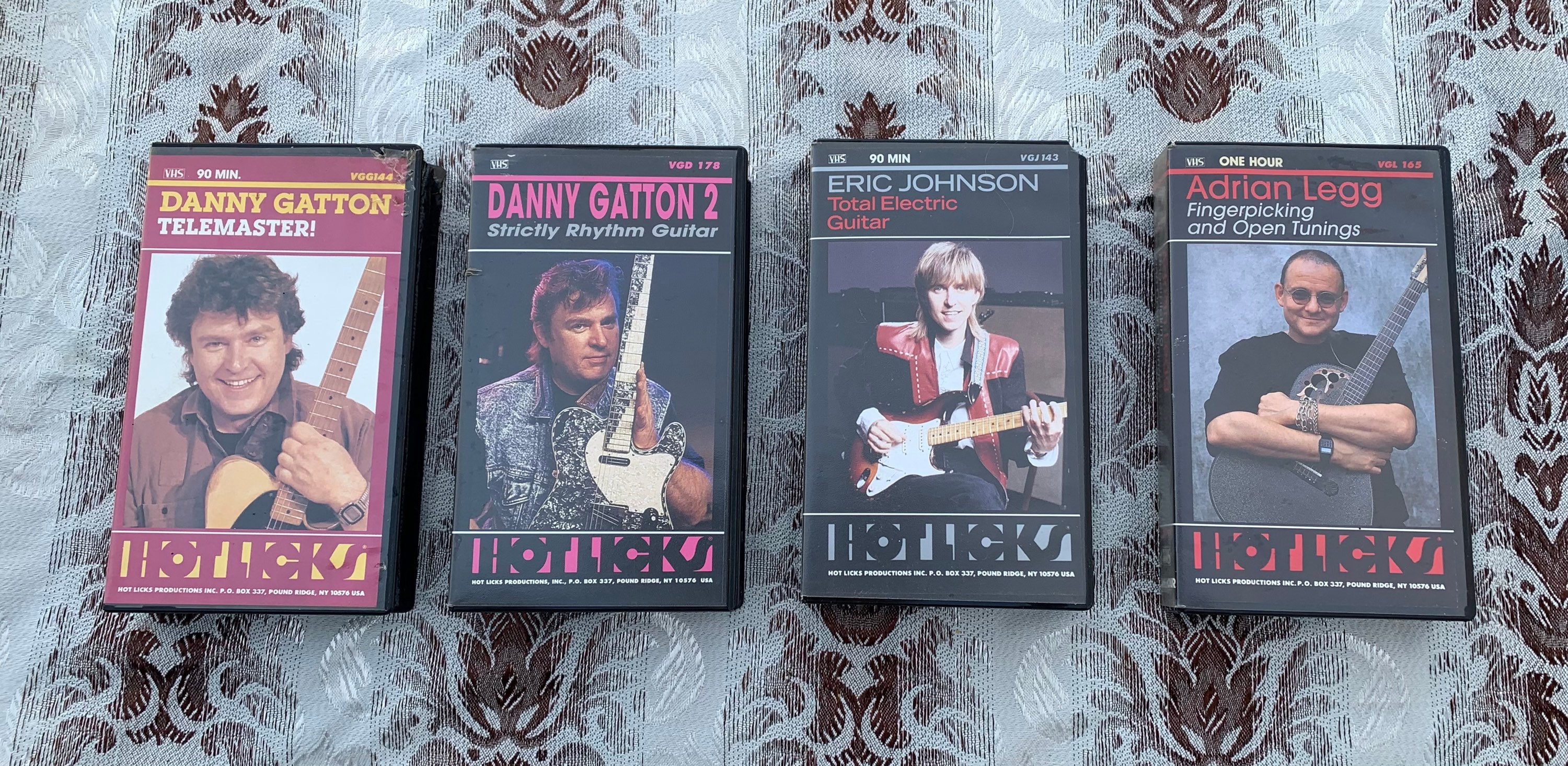 Hot Licks Guitar VHS Tapes Danny Gatton Adrian Legg - Etsy 日本
