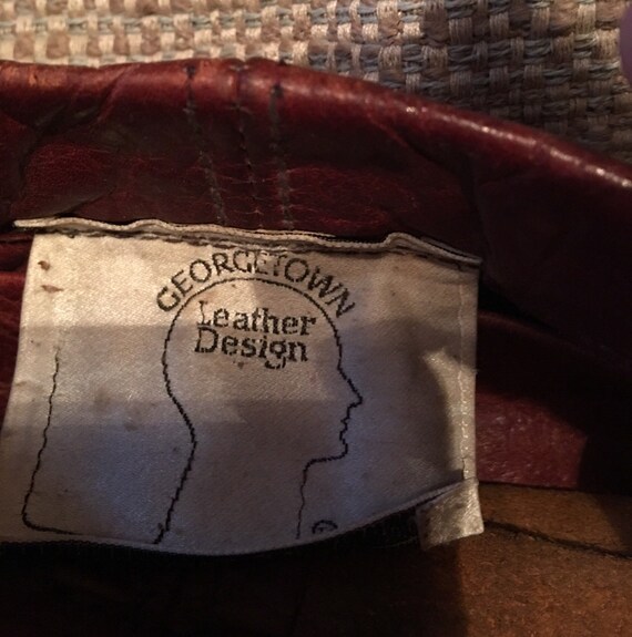 Georgetown  Leather Design All Purpose Vintage Bag View 6