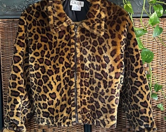 Cherad Leopard Faux Fur Jacket