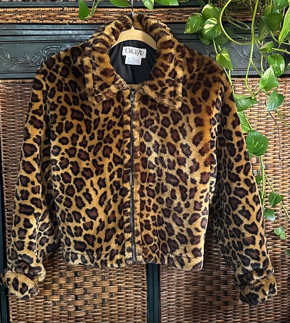 Cherad Leopard Faux Fur Jacket - image 1