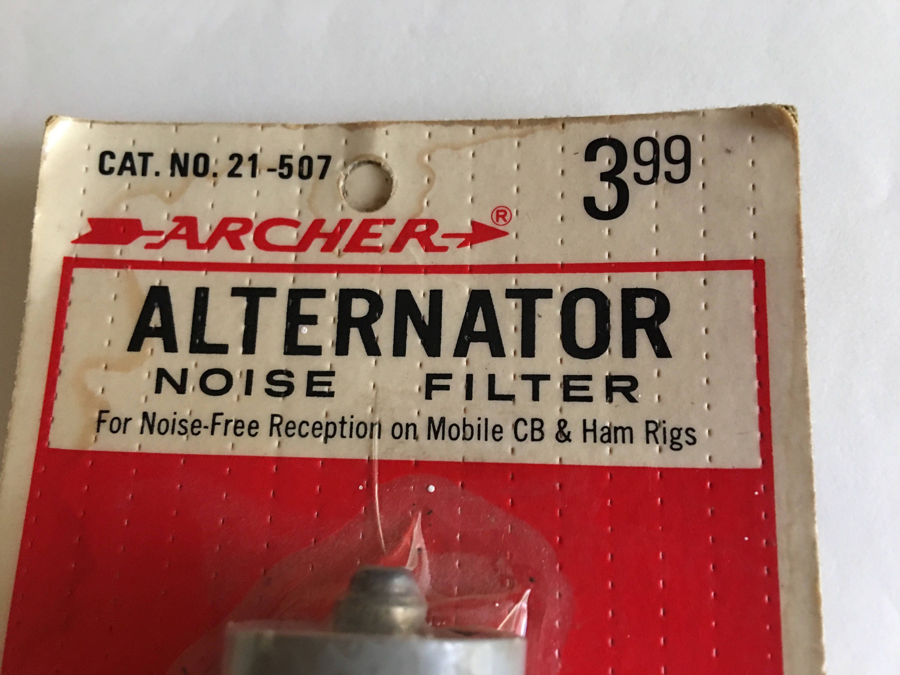 Archer Alternator Noise Filter No. 21507/NIB/ FREE Shipping Etsy