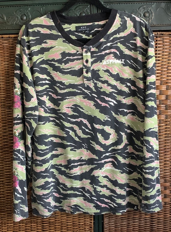 Asphalt Camouflage Graphic Shirt Yacht Club