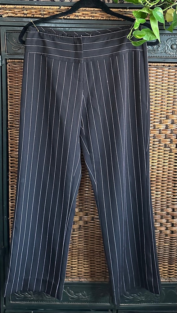 Wrapper Purple Pin Stripe Pants
