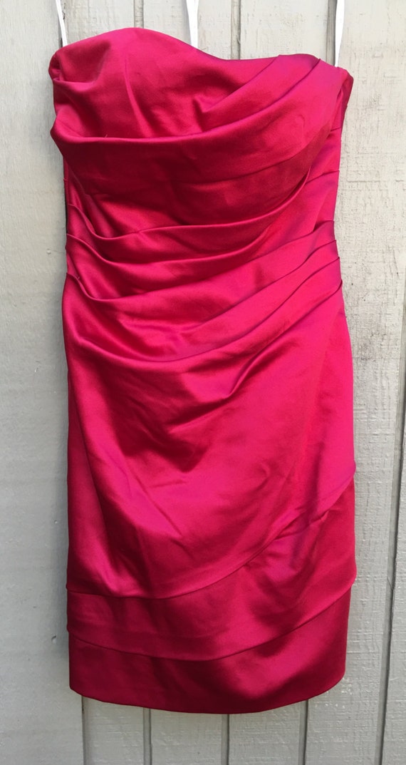 Red Strapless Dress Davids Bridal