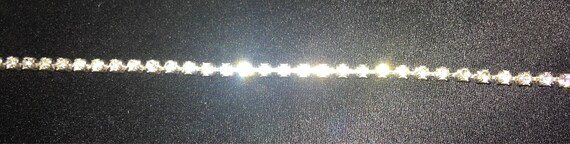 Necklace Rhinestone Tiny Squares - image 2