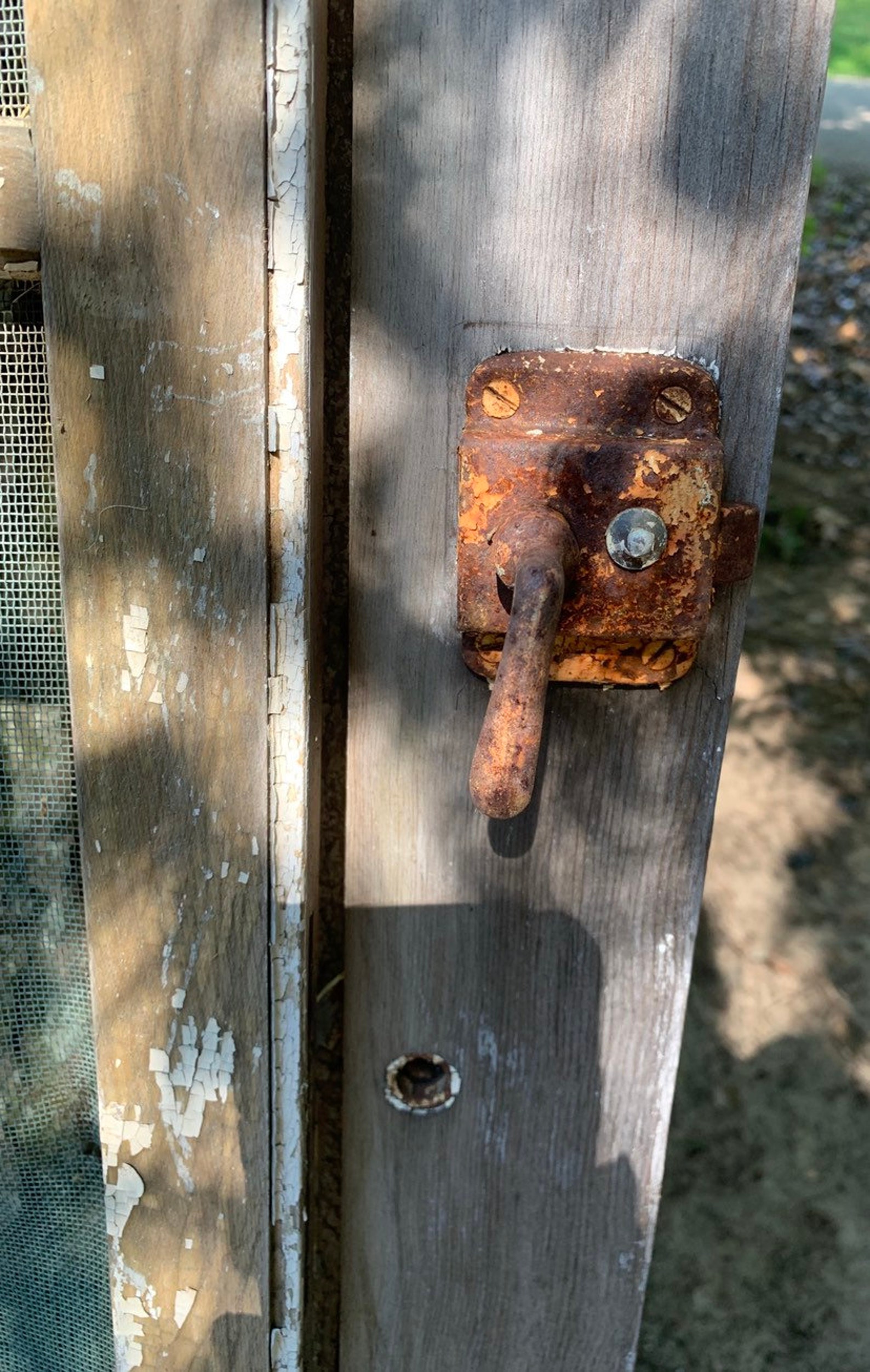 Antique Vintage Screen Door/ All Original Hardware/ FREE Etsy