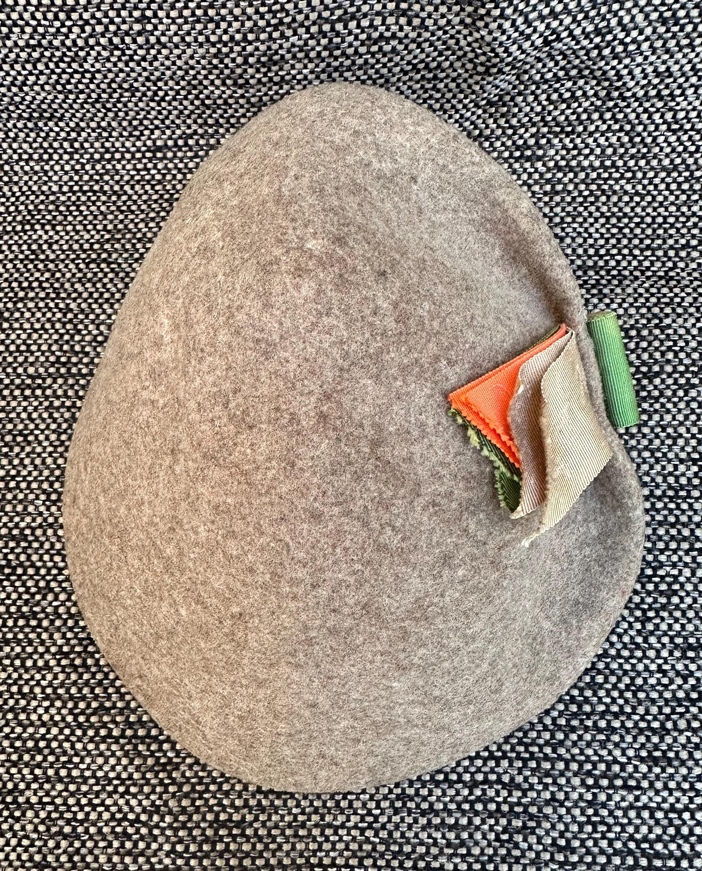 Ernie Wool Beret Brown Heather - Etsy