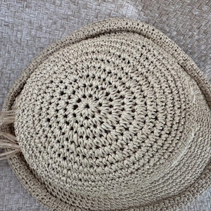Pale Yellow Raffia Hat - Etsy