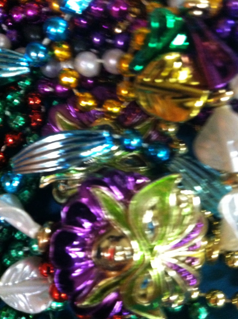 Vintage Mardi Gras Beads NOLA By the Pound/ 2 lbs./ FREE Etsy