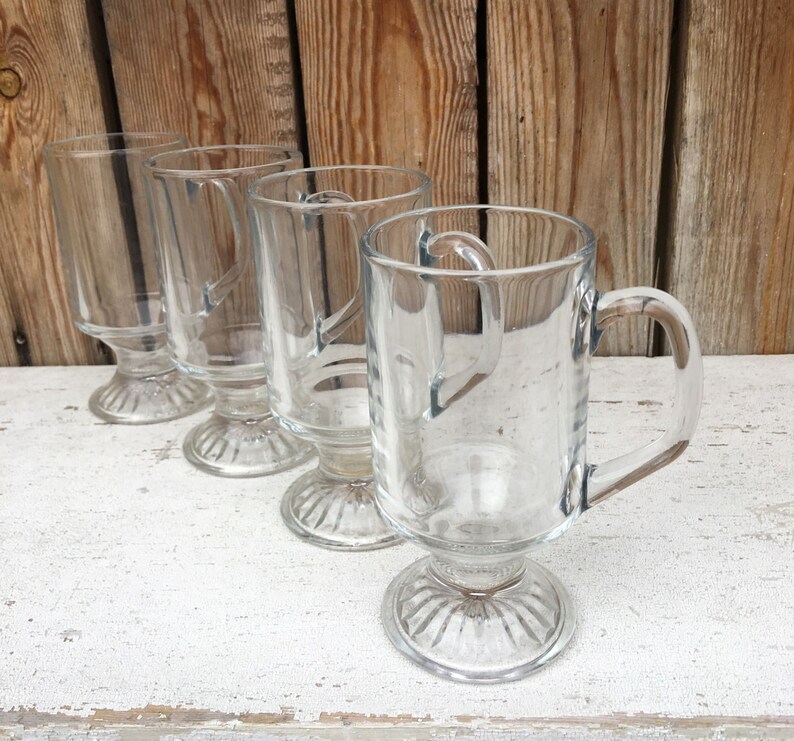 Tazas de café Crystal Princess House Heritage / Set de 4/ Etsy