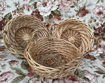 Three Willow Baskets