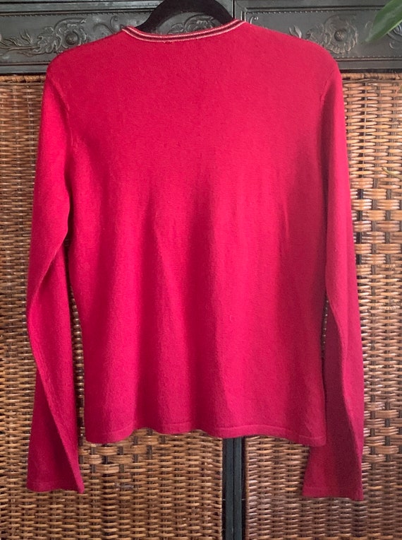 Cashmere Beaded Pullover - image 2
