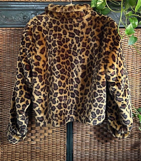 Cherad Leopard Faux Fur Jacket - image 2