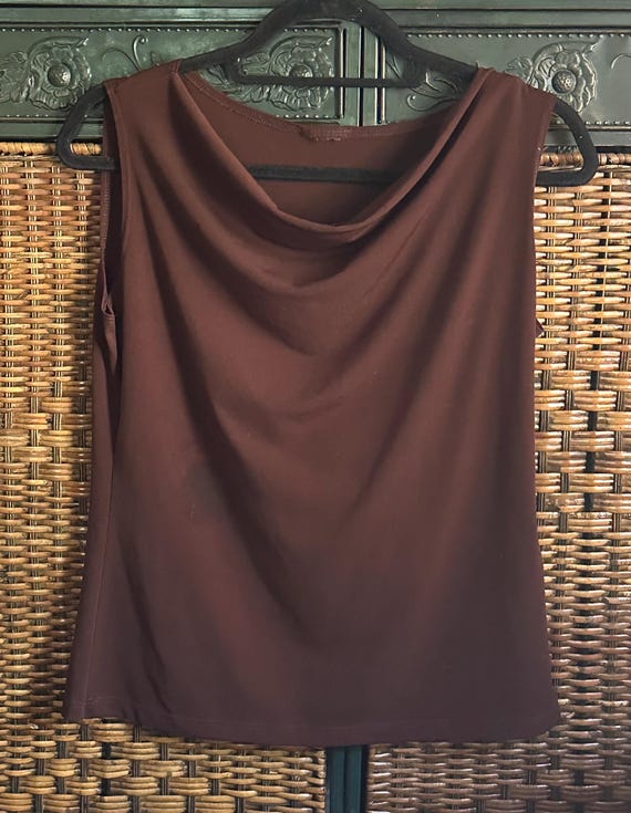 Basic Chocolate Brown Layering Top - image 10