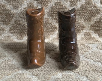 Cowboy Boots Salt Pepper Shakers