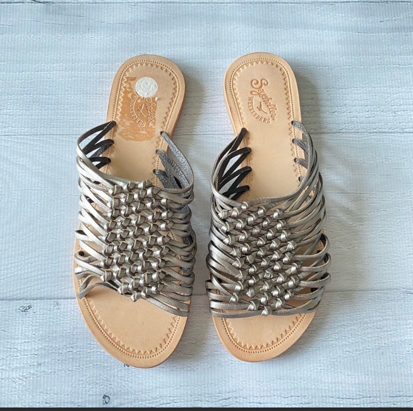 Seychelles monogram flatform sandal discount