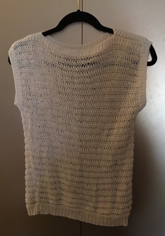 Light Knitted Macrame Top