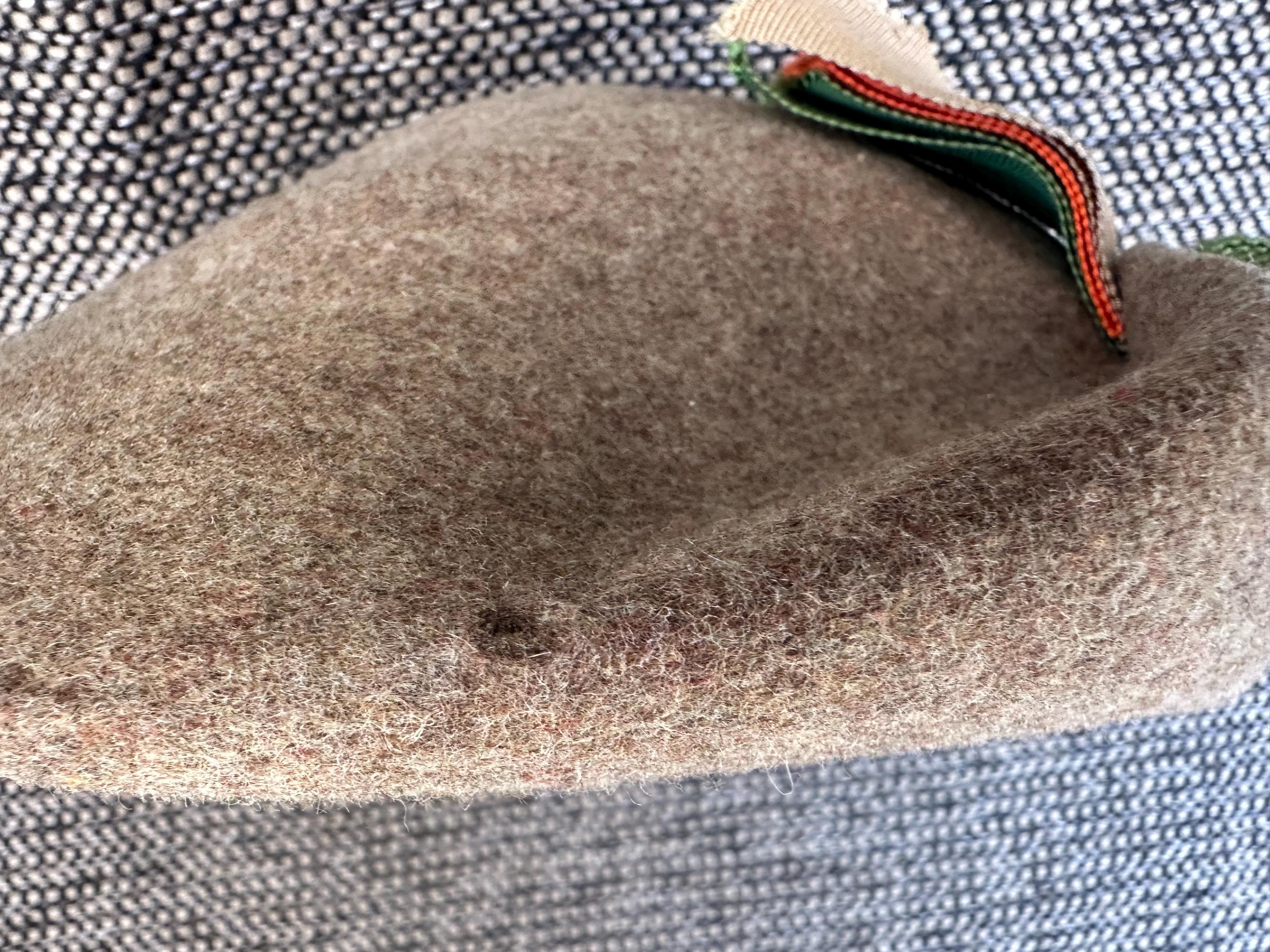 帽子 BERET BROKEN WOOL BROWN HEATHER  kinema BERET BROKEN WOOL BROWN HEATHER kinema - 帽子