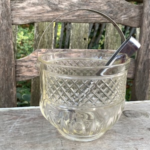 Bedside Ice Bucket with Tongs