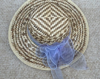 Natural Straw Hat with Bow